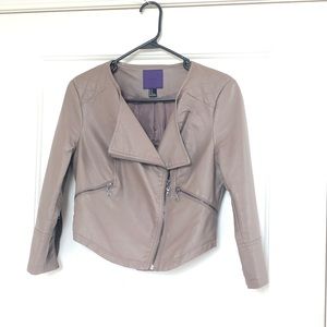 Tan cropped jacket